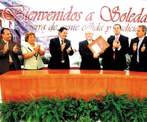 Entraga de la llave de Soledad
